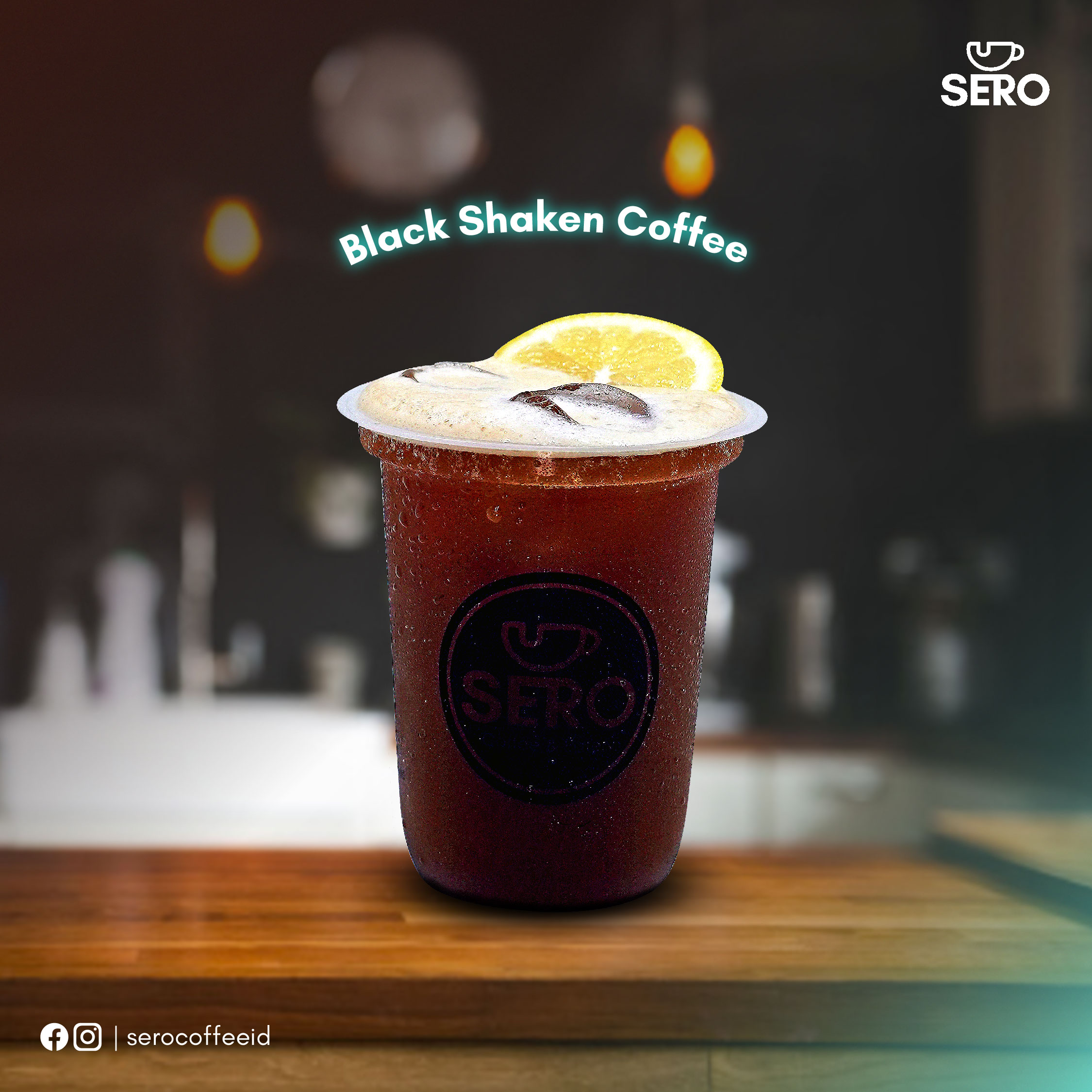 Sero Black Shaken Coffee